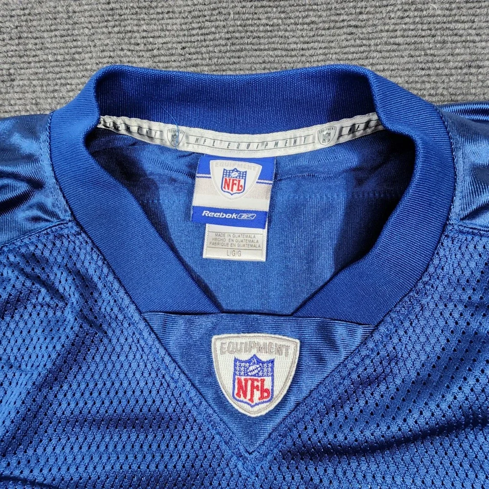 Reebok Indianapolis Colts Joseph Addai #29 Jersey Men Large Blue Mesh Football